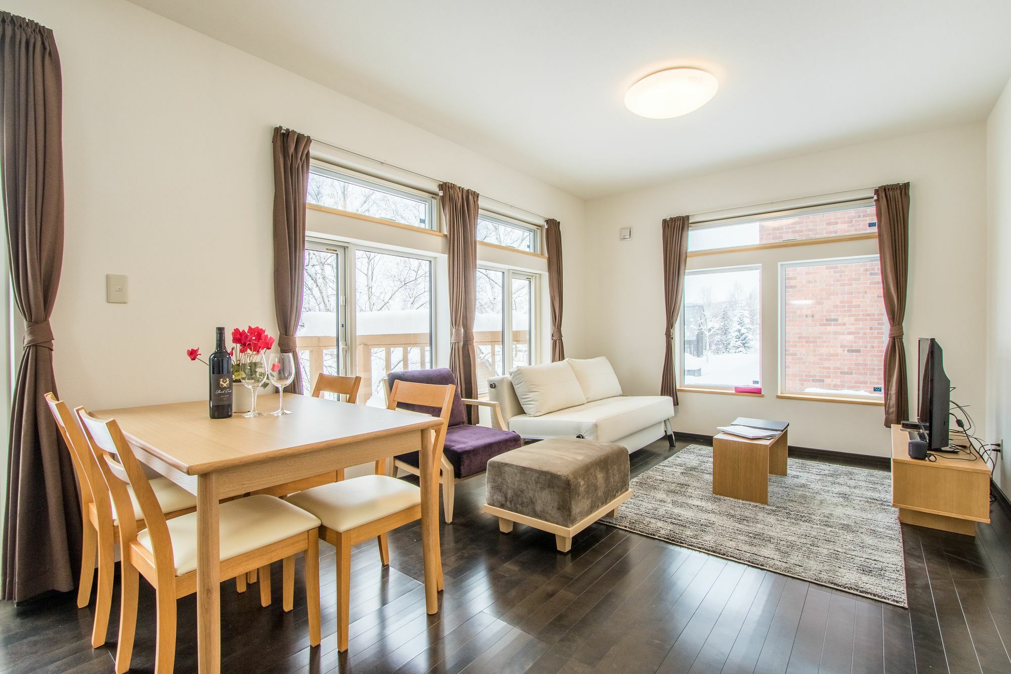 Lodge Mori Apartments Hirafu Экстерьер фото